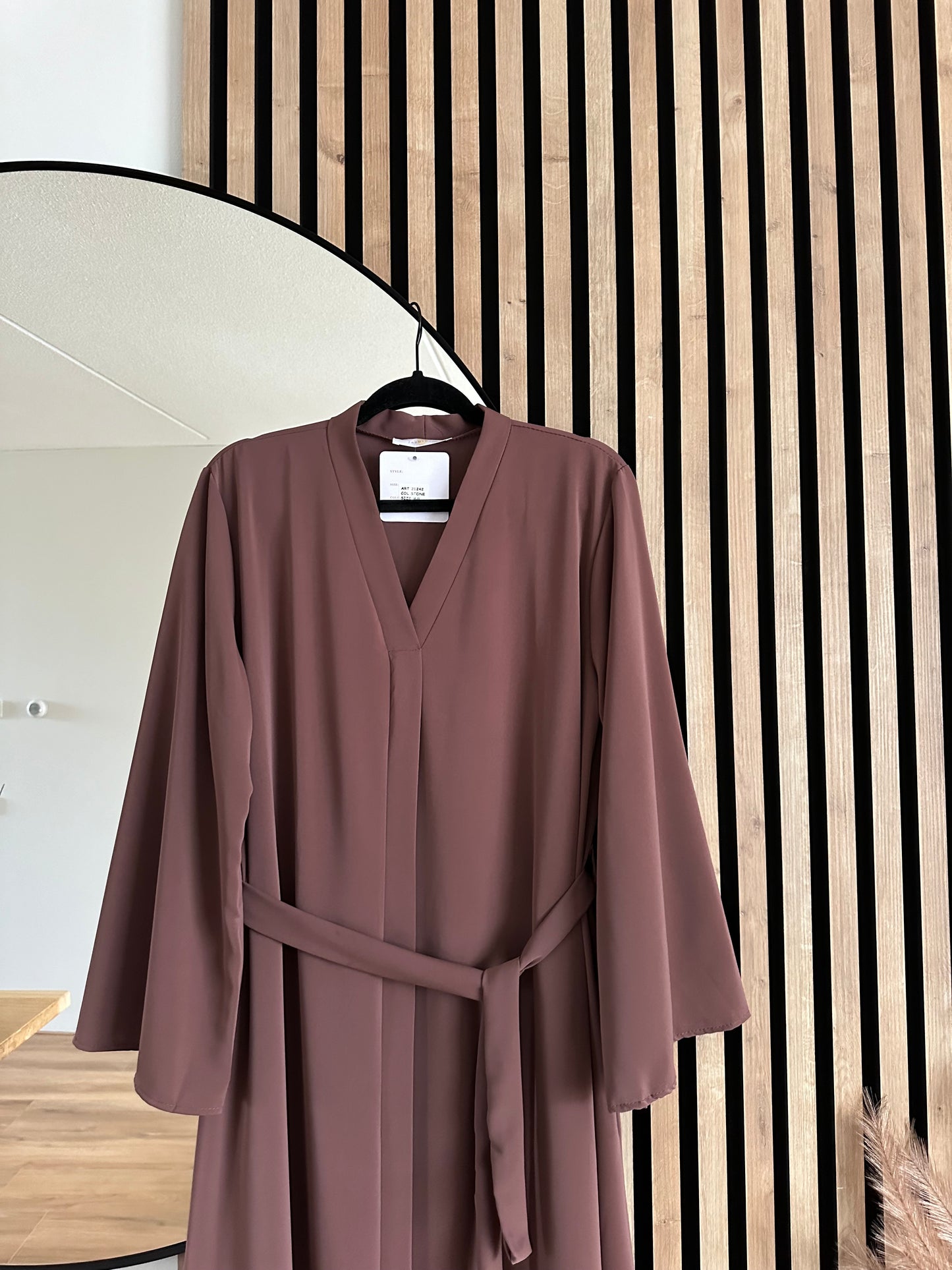 ABAYA NORA BROWN ROSE