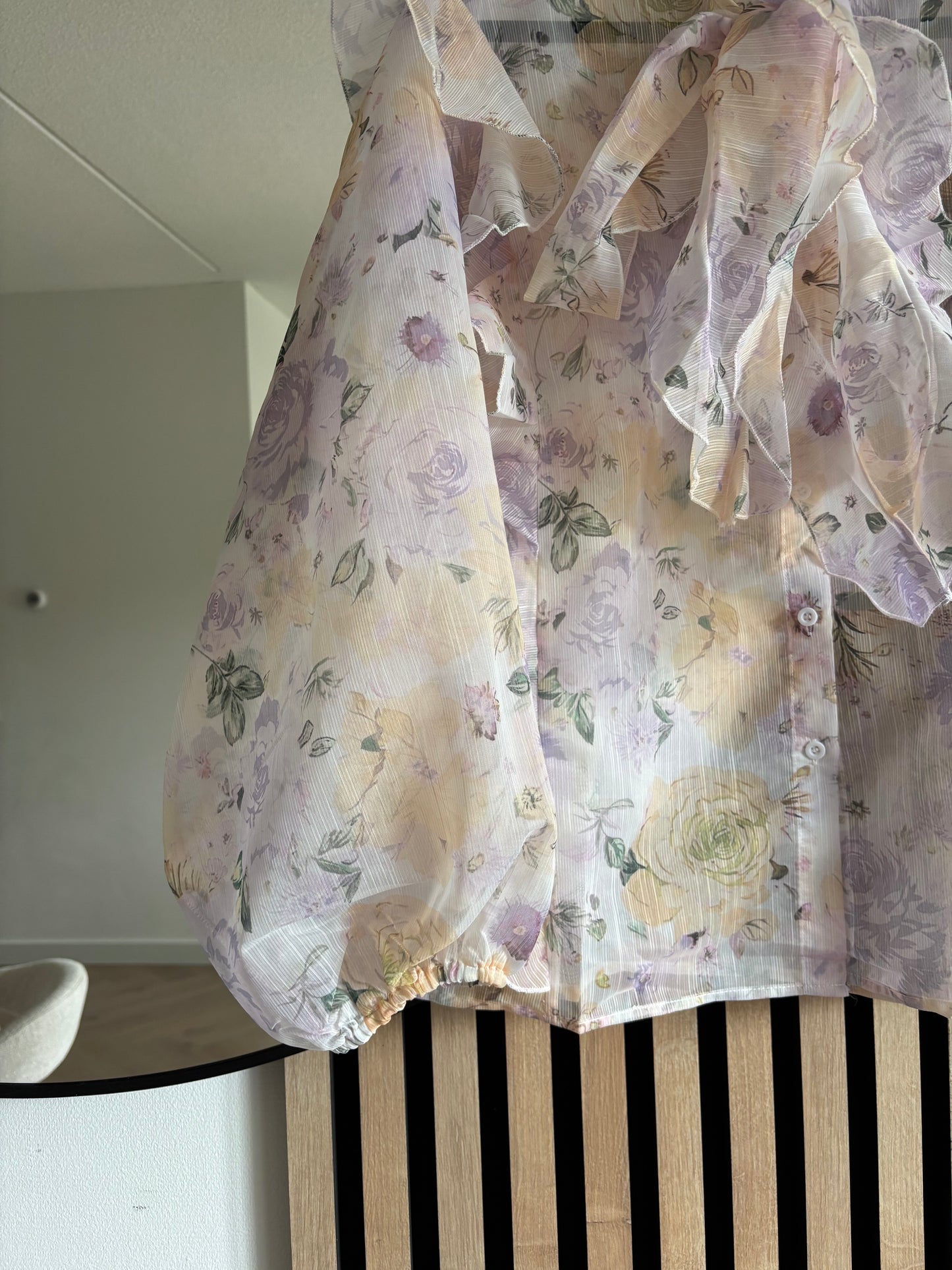 CAMISA KELIA JAUNE-LILA