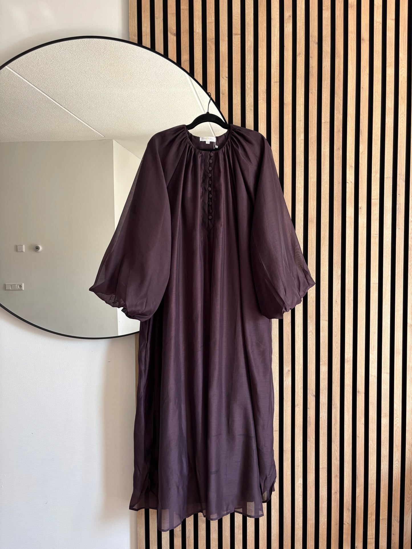 DRESS LONG HASNA BROWN