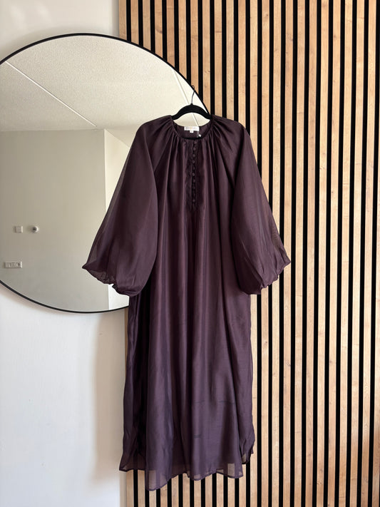 DRESS LONG HASNA BROWN