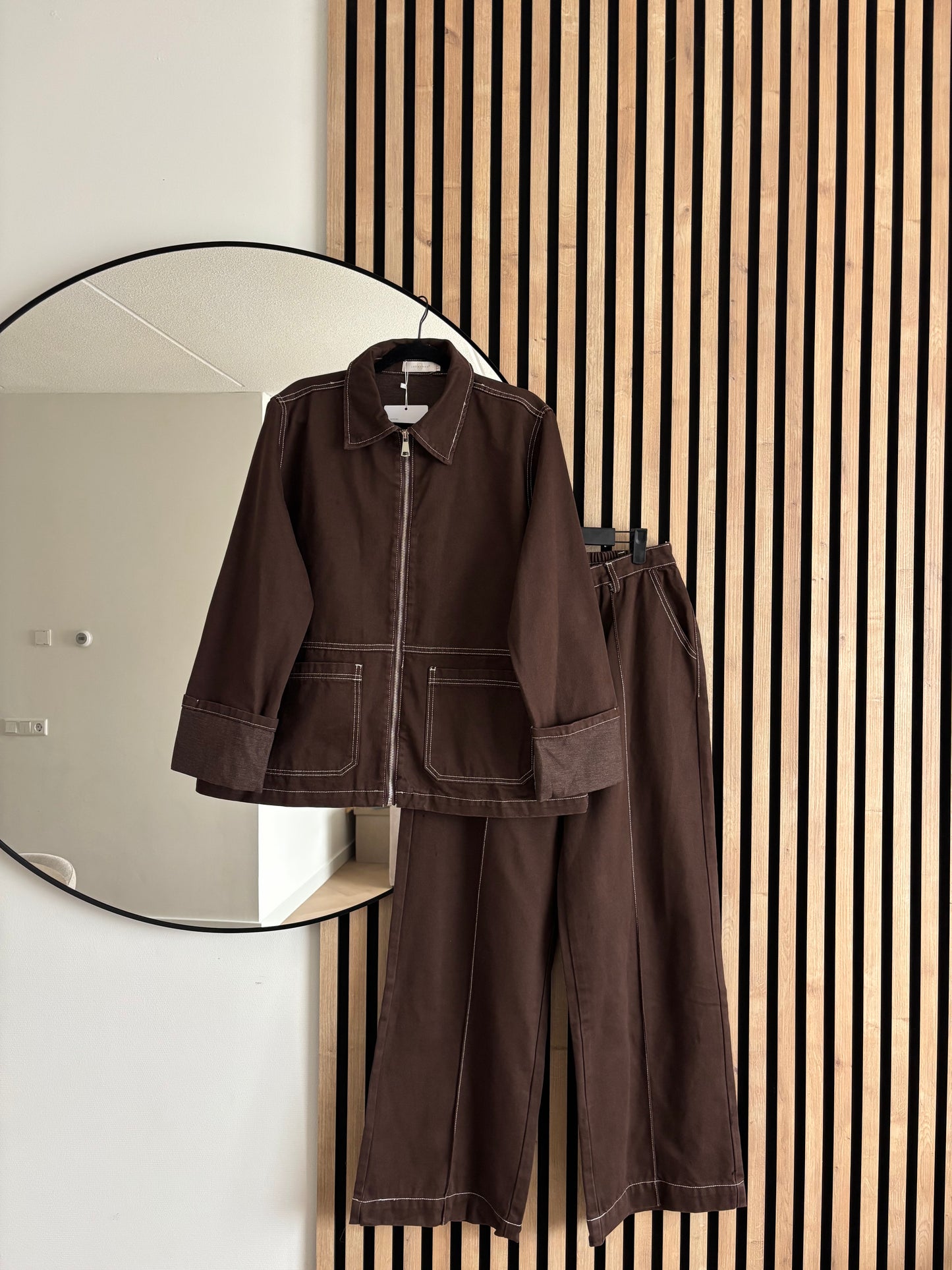 SET ALANA DARK BROWN