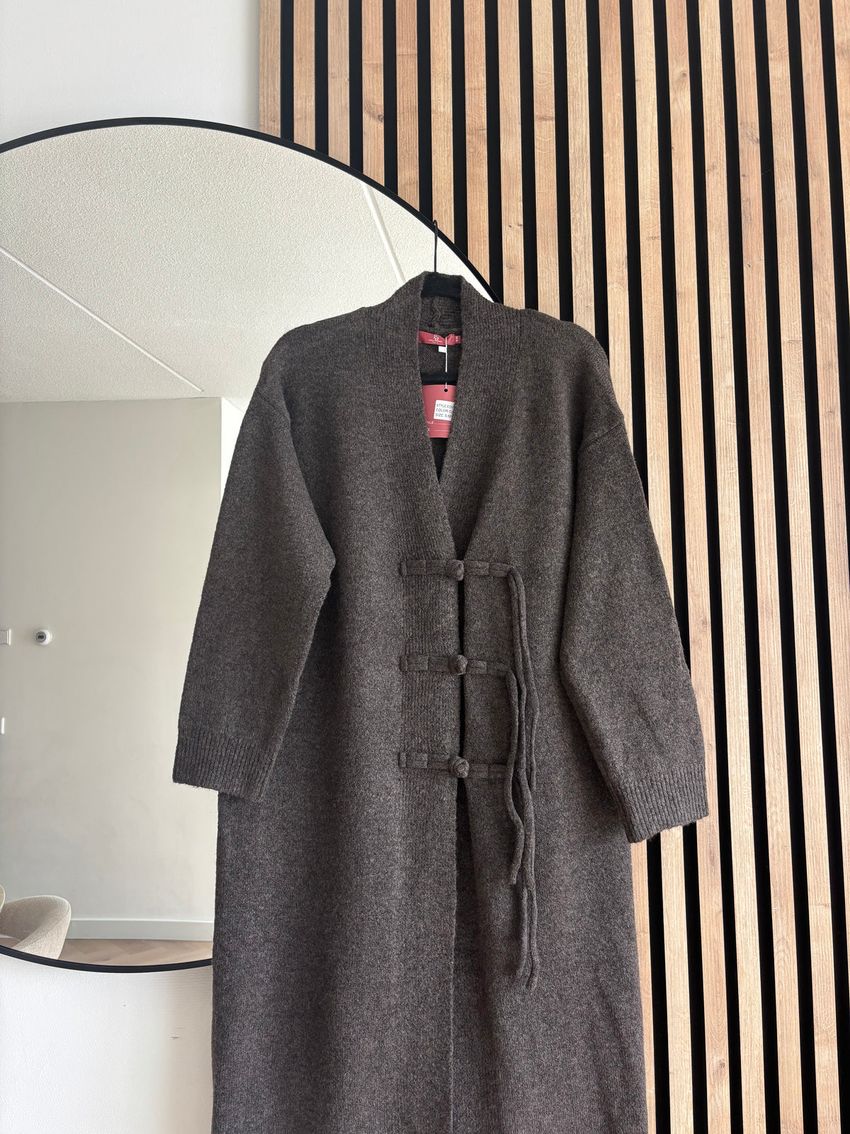 CÁRDIGAN INDIGO DARK BROWN