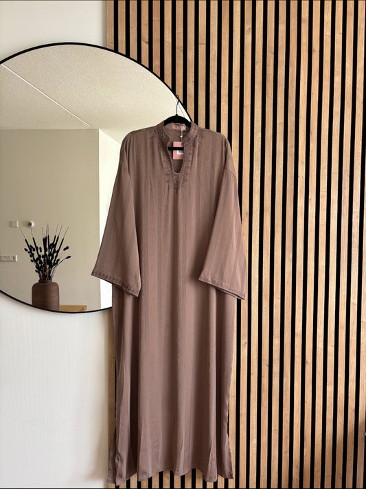 DRESS NAJAT TAUPE