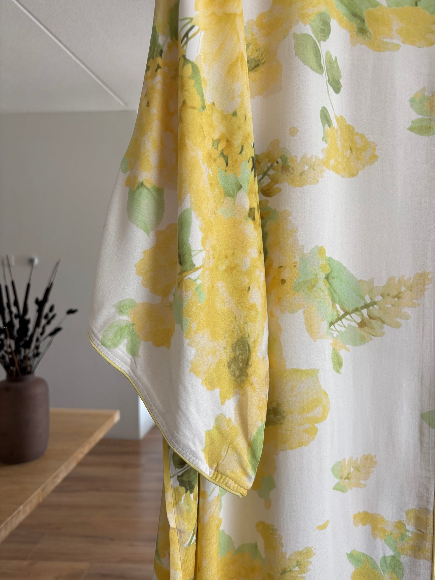 DRESS FLORAL YELLOW
