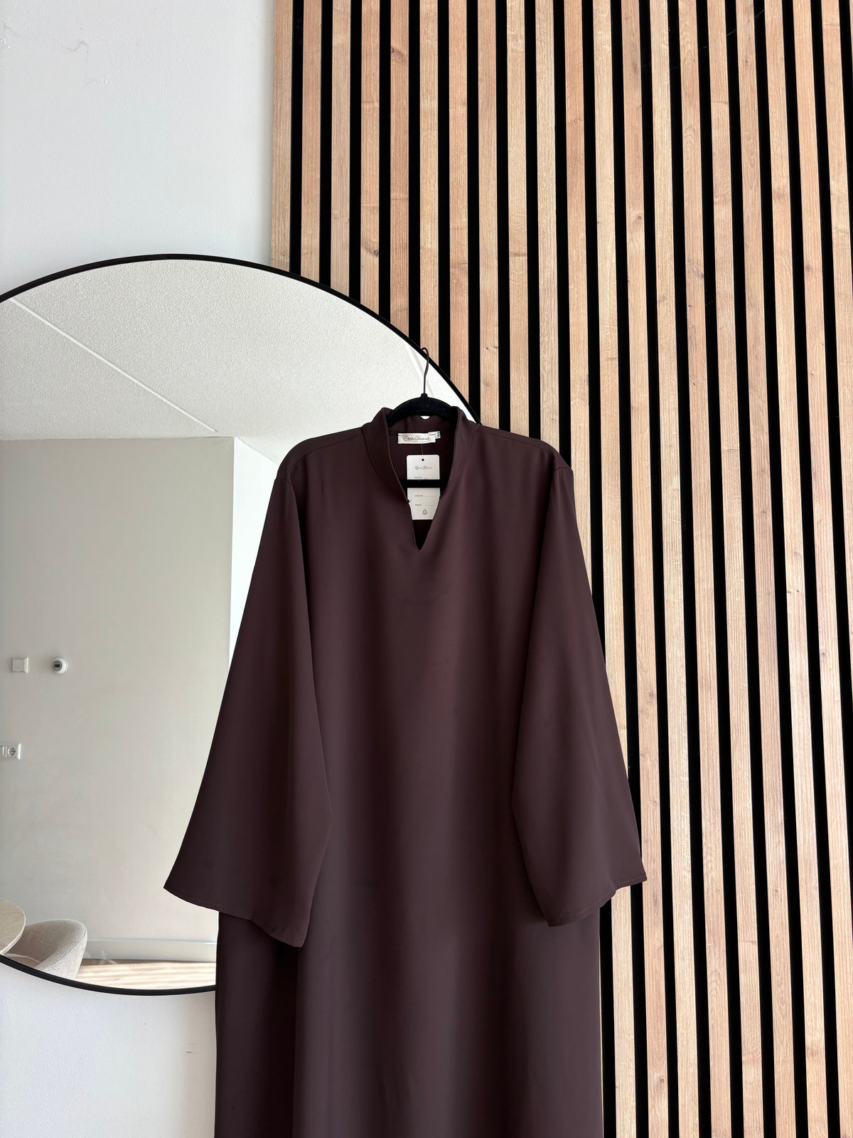 ABAYA NISRIN DARK BROWN