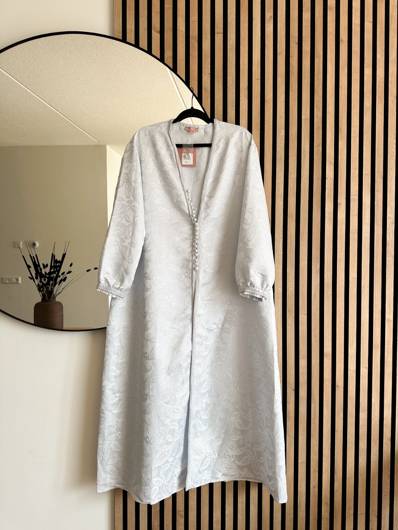 KIMONO BROCARD BLUE CIEL