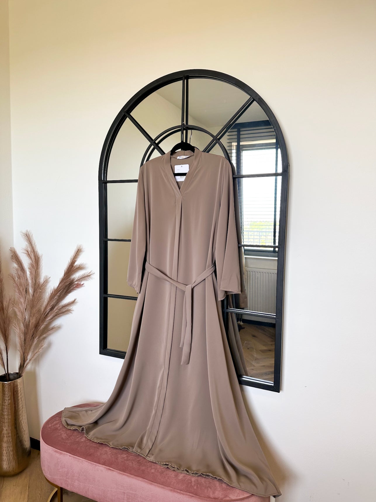 ABAYA NORA TAUPE