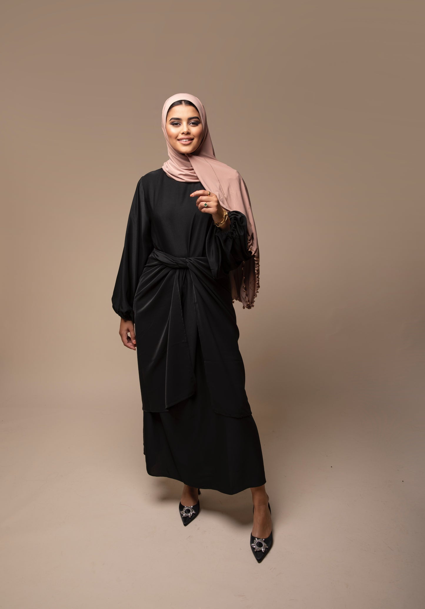 ABAYA AMIRA NOIR