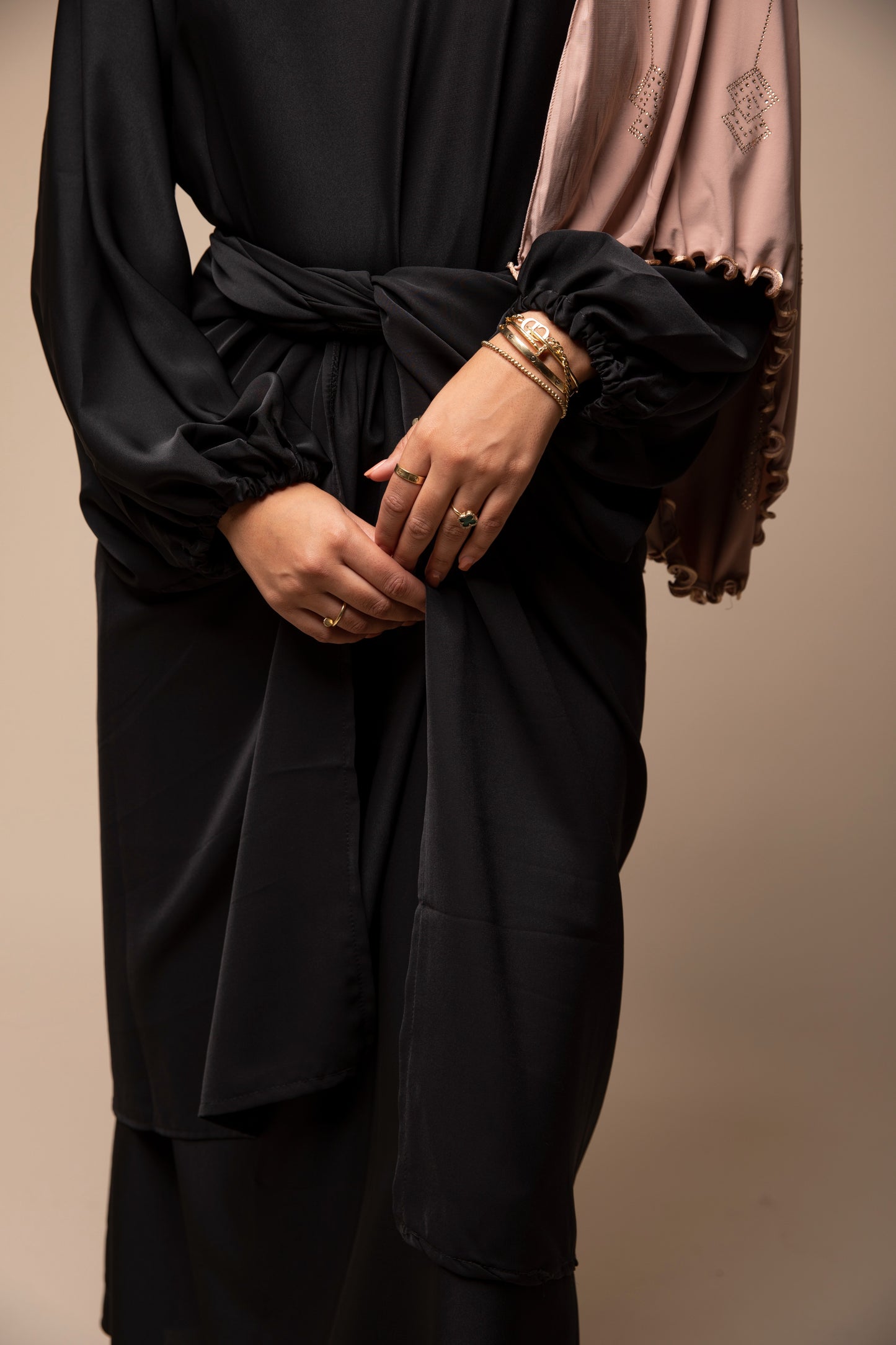 ABAYA AMIRA NOIR