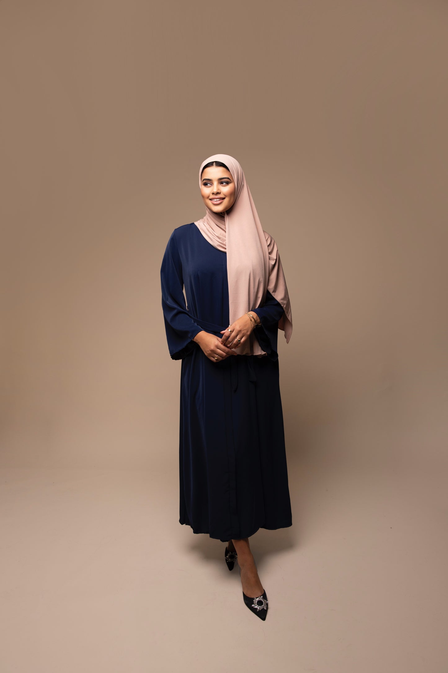 ABAYA NORA BLUE MAR